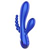 Triple Love Vibrator Albastru Thumb 1