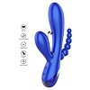 Triple Love Vibrator Albastru Thumb 8