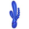 Triple Love Vibrator Albastru Thumb 4