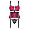 Set Obsessive 861-SEG Fuchsia S-M