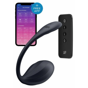 Ribbed Petal Satisfyer — 12 Programe, silicon Moale, Impermeabil Negru Ribbed Petal Satisfyer — 12 Programe, silicon Moale, Impermeabil Negru pe Domnisoare.ro