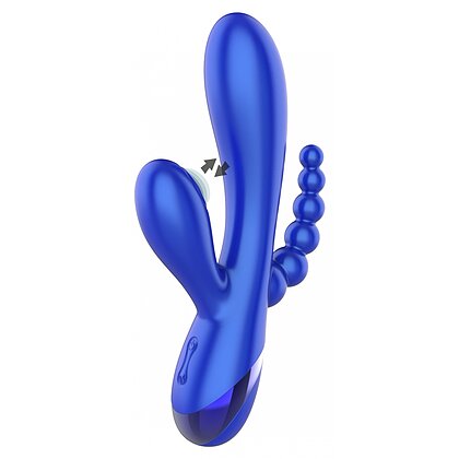 Triple Love Vibrator Albastru